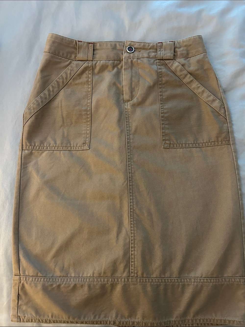 Banana Republic Khaki Utility Pencil Skirt